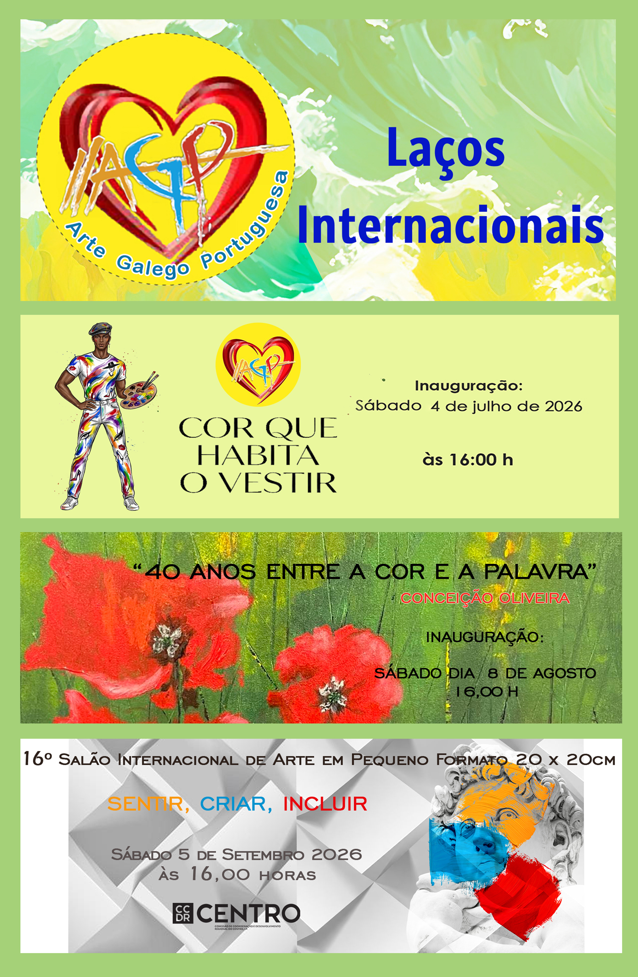 CARTAZ Agenda CulturalCAE 2026